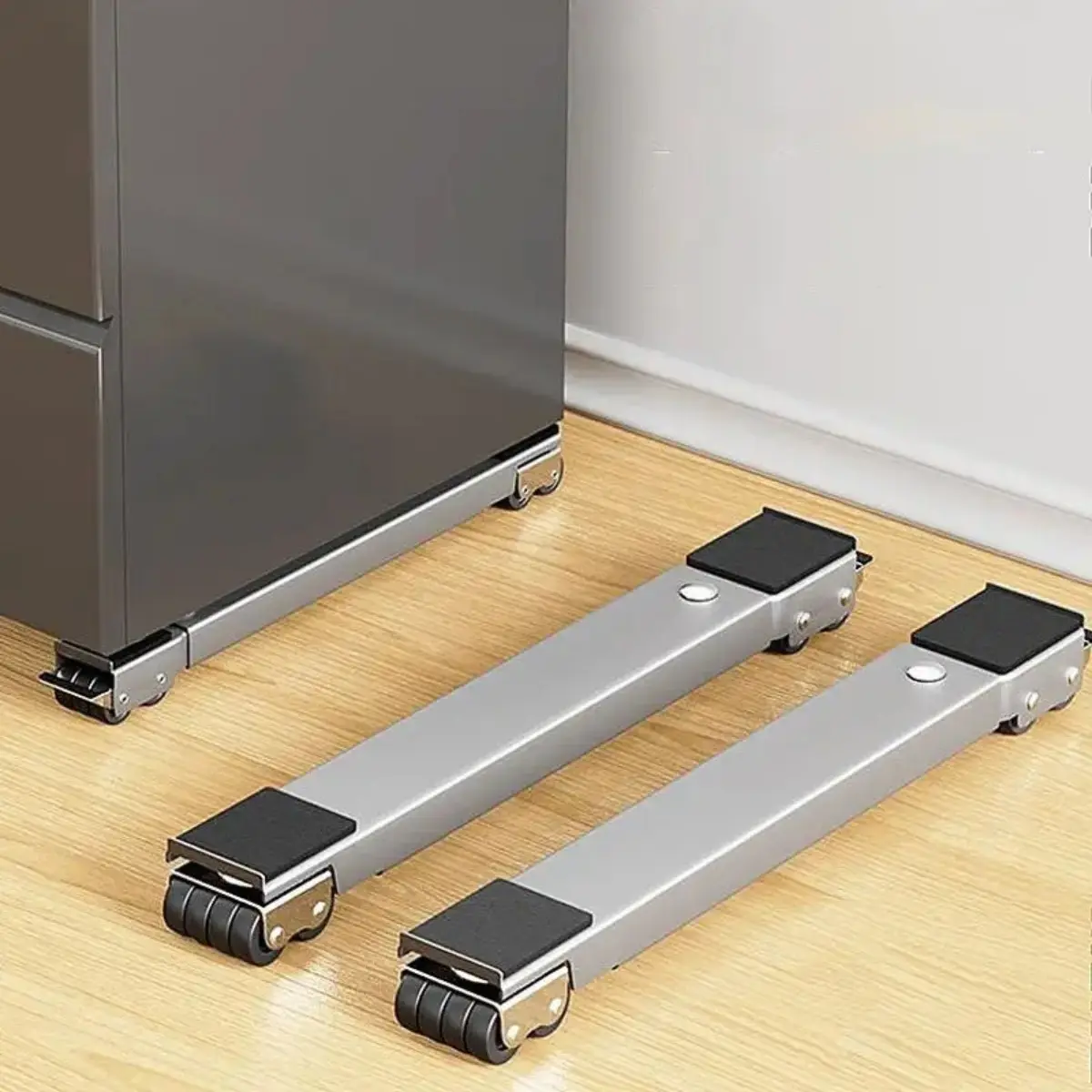 Heavy-Duty 24-Caster Adjustable Universal Rolling Base for Large Household Appliances, Steady Support for Washers Dryers Refrigerators, Laundry Rooms & Kitchens Household Cleaning Hardware Accessory