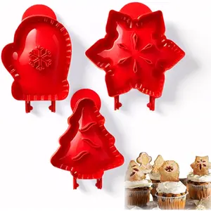 3 Shape Christmas Handmade Pie Molds, Dough Presser Pocket Pie Mold Set, Fall  Cookie Cutters Mini Pocket Pie Maker