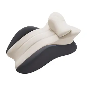 Sonoro Kate Posture Relief Memory Foam Hug Pillow - Supports Back, Neck & Side Sleepers (All Sleeping Positions）Adapts To Your Body For Pain-Double Grey