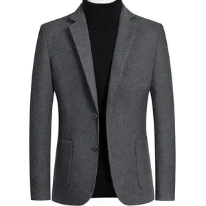 Men Cashmere Blazers Suits Jackets Business Casual Suit Wool Coats High Quality Male Slim Fit Blazers Jackets Blazers Coats