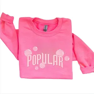 Youth Wicked Sweatshirt Popular Sweatshirt Glinda Sweater Pink Sweatshirt Gift Birthday Gift Elphaba Wizard of Oz Crewneck Tshirt, Hoodie and Sweatshirt Casual Classic