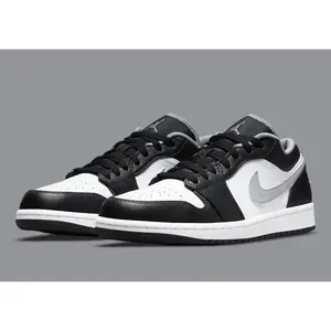 Men's Air Jordan 1 Low "Particle Grey" 553558-040 Fashion Athletic Sneaker