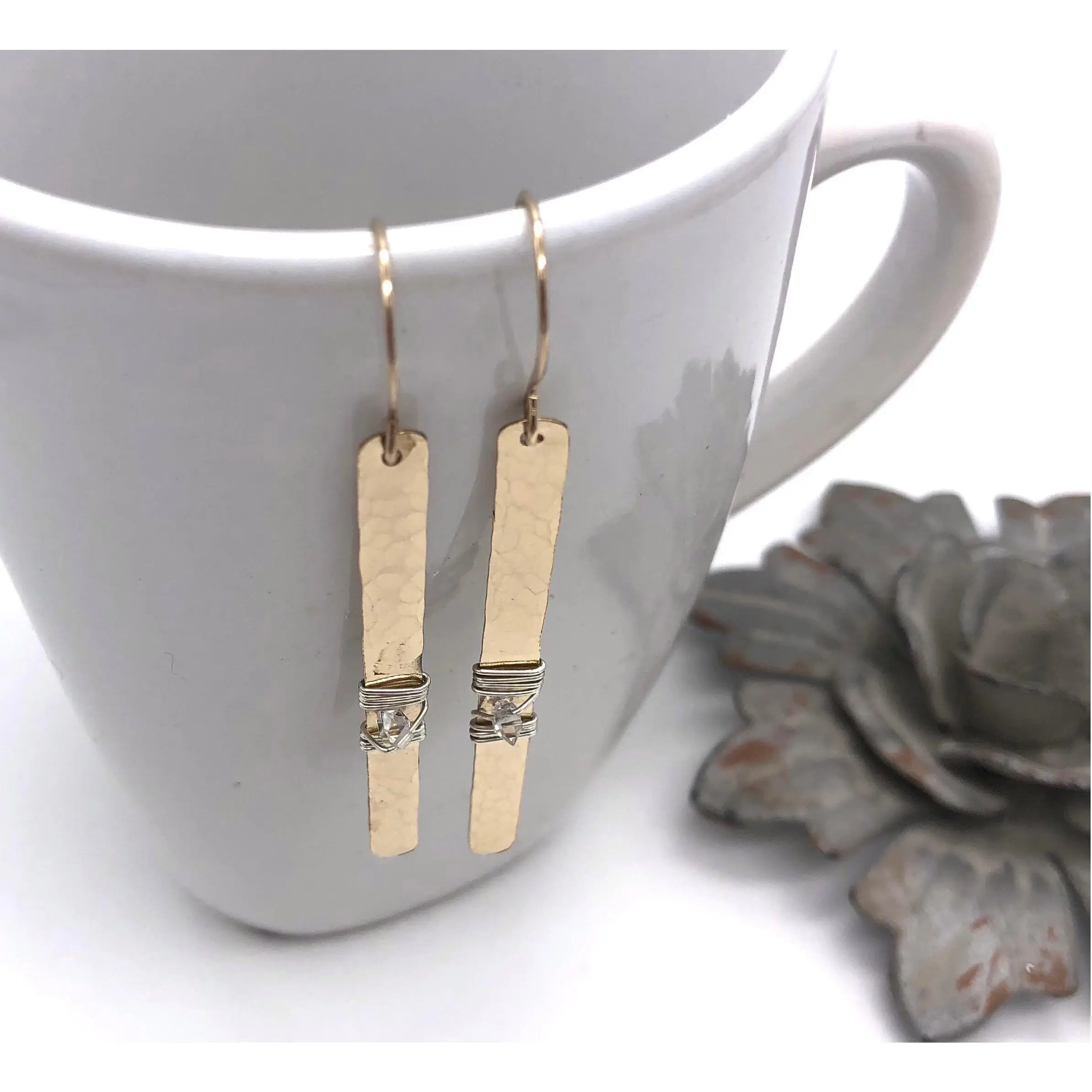 Twisted Designs Gold Rockstar Earrings