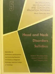 USED-Professional Self-evaluation And Continuing Education Program, Set 5: Head and Neck Disorders Syllabus by editor] American College Of Radiology [Elias G. Theros (Hardcover)