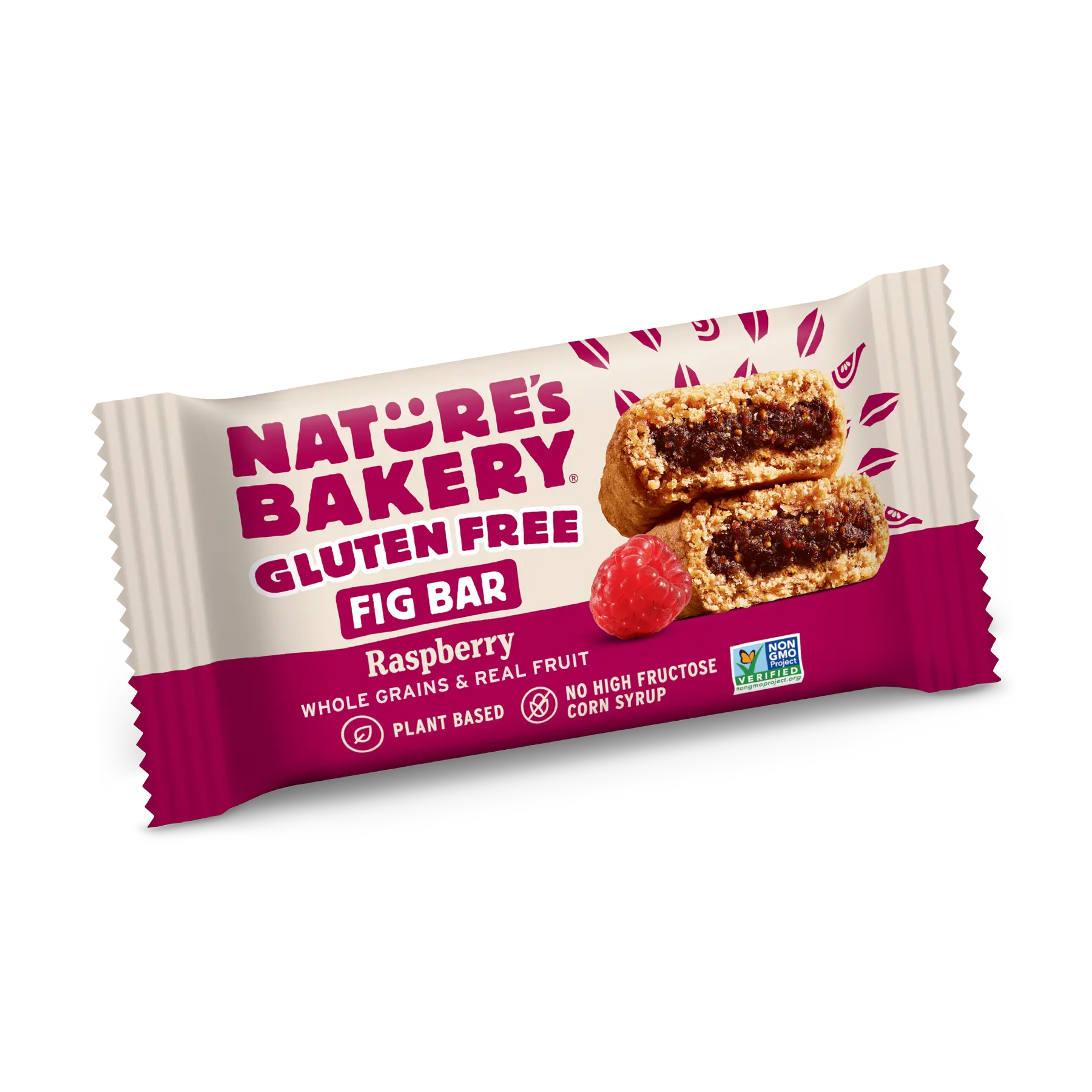 Gluten Free Fig Bars Raspberry 6 Count - 2oz Twin Pack Box
