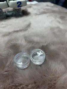 Patelai 4 Pieces Round Wide-mouth Leak Proof Plastic Container Jars with Lids for Travel Storage Makeup Beauty Products Face Creams