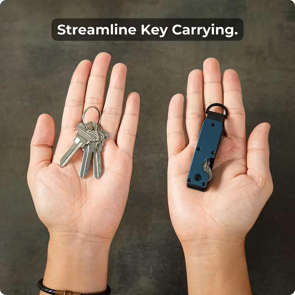 Multifunctional Compact Keys Organizer, Minimalist Innovative Keyholder, Smart Durable Car Key Chain, For Key Holder Secures 1-5 Keys, Easy To Carry, Fashion Accessories, Perfect Gift