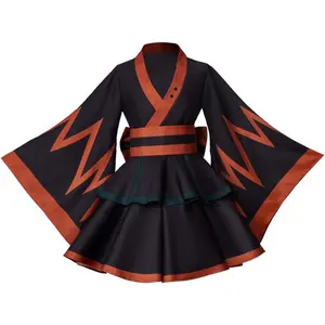 Boku No Hero Academia kimono Dress Outfit Midoriya Izuku Costume Katsuki Cosplay Froppy Costume for Women