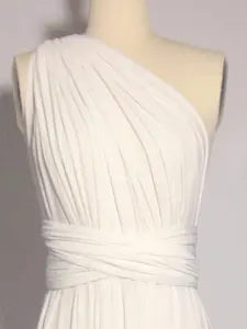 Off White Ivory LONG Floor Length Ball Gown Infinity Dress Convertible Formal Multiway Wrap Dress - Bridesmaid Dress For Her