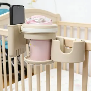 1pc/2pcs 3 in1 Universal Stroller Storage Cup Phone Holder
