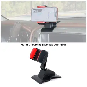 360 Degree Car Cellphone Mount I Phone Holder For 2014-2018 Chevy Silverado 1500 & GMC Sierra 1500 Car Interior Accessories Vehicle