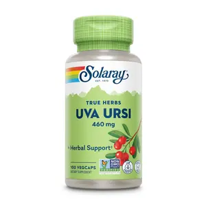 Solaray Uva Ursi Whole Leaf Supplement, 460mg Herbal Supplement for Natural Wellness Boost & Urinary Care