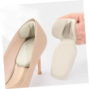 1Pair Shaped Heel Inserts Thickened Slip Cushions for High Heels Self Adhesive Protectors for Foot Comfort Alleviates Heel Chafing Easy to Apply outdoorfun