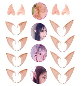 10 Pair Fairy Pixie Elf Ears, Latex Fairy Pixie Elf, Cosplay Ears for Cosplay Halloween Christmas Any Themed Party