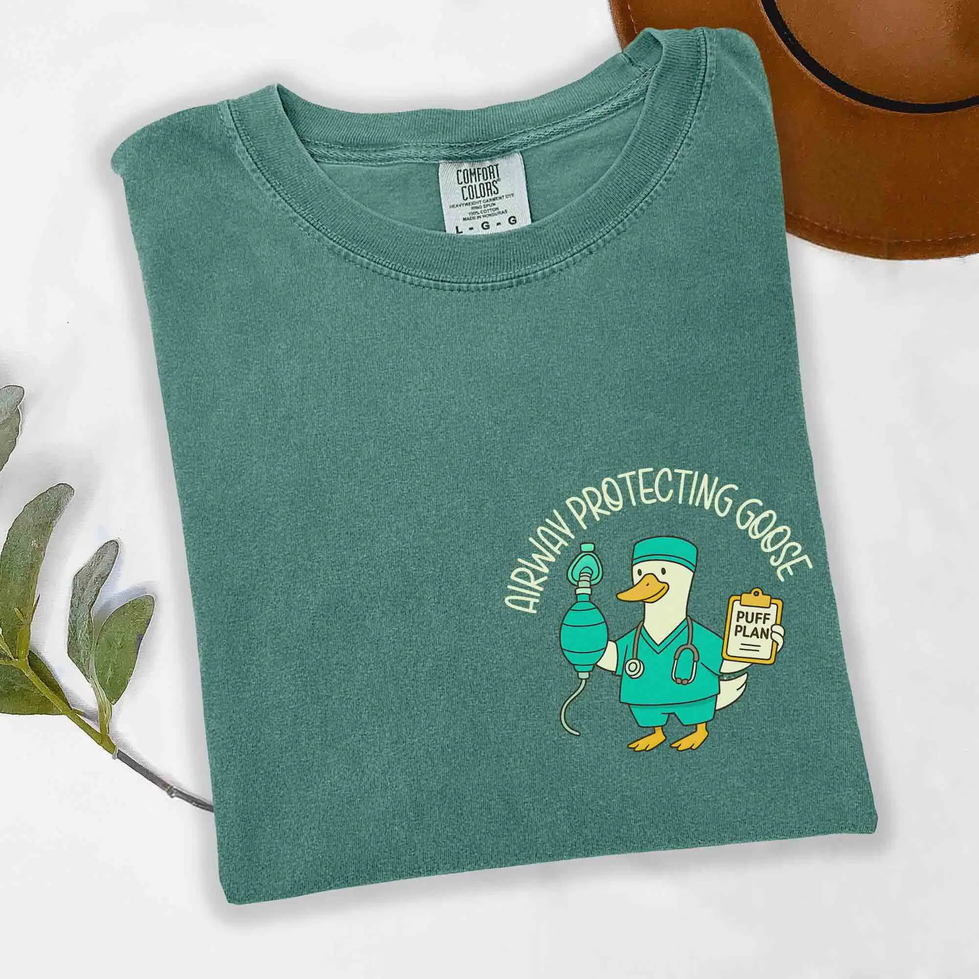 Respiratory Therapist Comfort Colors Shirt, RT Goose Tshirt, Respiratory Therapy Graduation Gift for New RRT, Funny Pediatric RT T-Shirt