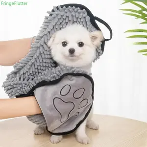 Pet Bath Towel Bathrobe | Ultra Absorbent Quick Drying for Dogs & Cats