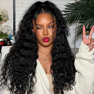 Bleached Knots 360 Glueness Lace Front Wig Pre Plucked Water Wave Wear Go Wig For Beginner Friendly #TiktokShopBackToSchool