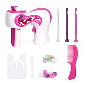 Heatless Automatic 2-Strand Electric Hair Braider, Electronic Quick Twist Tool with Sensitive Detection Device, DIY Hair Care Accessories for Kids, Home & Festive Party Supplies, Party Bag Gift