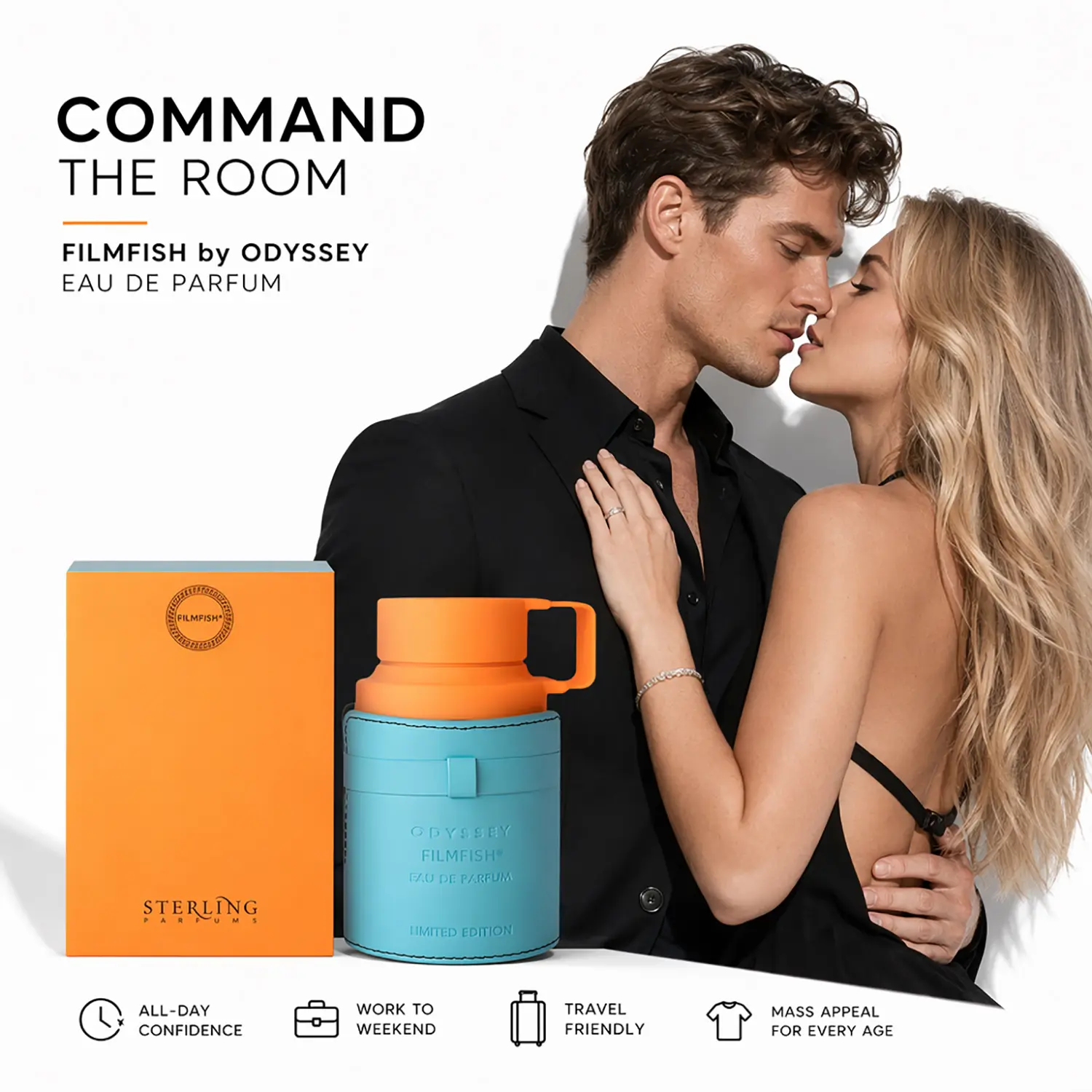 Men's Pheromone Perfume | With Pheromone Formula, Long Lasting, Fruity Woody Scent | Designed for Him - Make Her Addicted & Share a Wild, Wonderful Night | Perfect Halloween, Thanksgiving & Christmas Gift Set for Him 100ml/3.4fl.oz