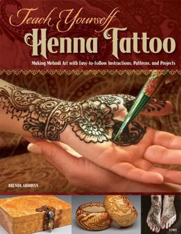 USED Book - Teach Yourself Henna Tattoo: Making Mehndi Art with Easy-to-Follow Instructions, Patterns, and Projects by Brenda Abdoyan (Paperback) - english
