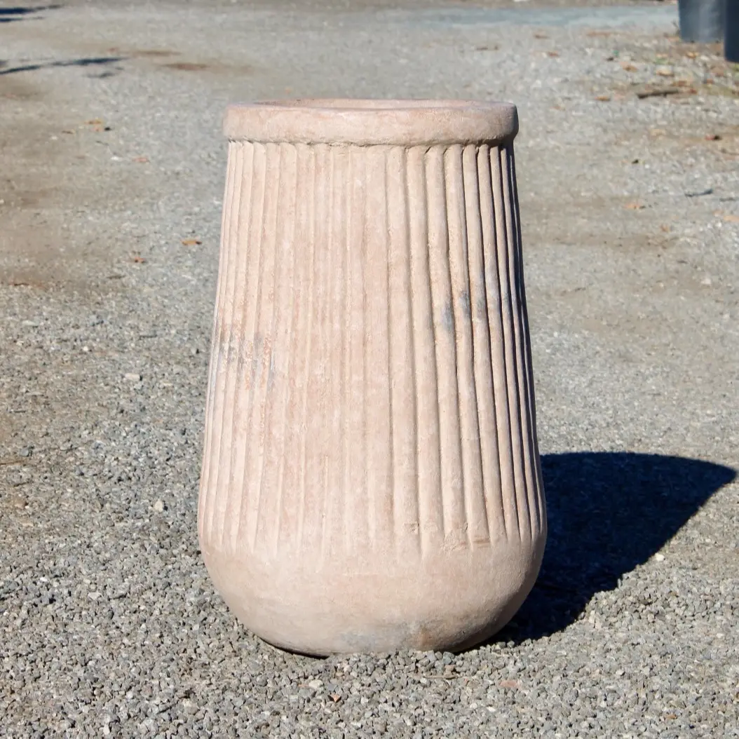 Cream Terracotta Pot With Liner Design