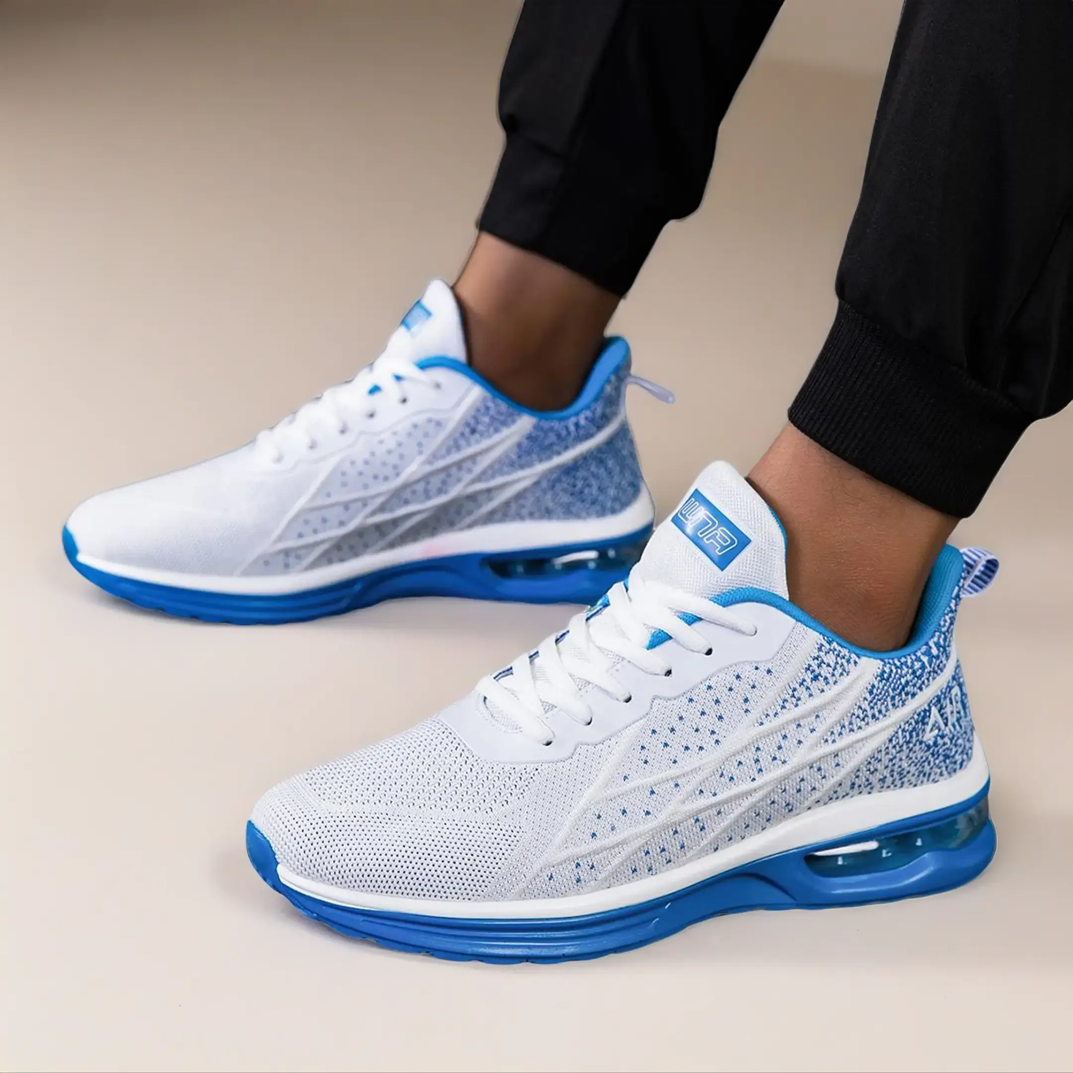 Men’s high-quality sneakers for all seasons—lightweight, comfortable, non-slip, shock-absorbing casual footwear; fashionable training shoes suitable for outdoor and indoor sports (jogging, skipping, fitness); versatile road running shoes; athletic shoes.