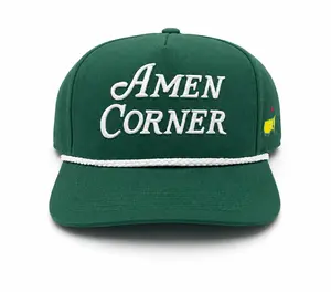 2026 Masters Amen Corner Graphic Embroidery Adjustable Snapback Rope Hat - New With Tags, Graphic Embroidery Hats
