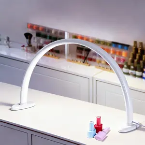 Half Moon Nail Lamp USB Powered LED Light, Perfect for Manicure Eyelash Tattoo Crafts and Reading Spa Center, Enhance Beauty Experience, Led Desk Lamp