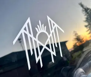 Sleep Token Sticker Car Bumper Decal 2x2 to 6x6 Inches Durable Weather Resistant UV Printed USA Made High-grade Transparent Vinyl Single-sided Design