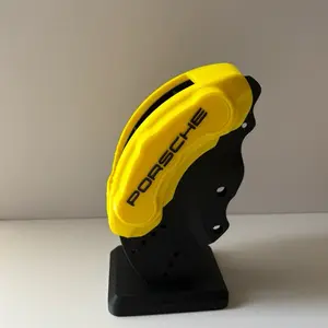 Yellow brake caliper
