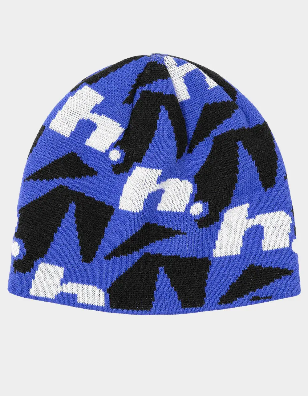 HUF  Mens Star Repeat Skull Beanie, Blue Combo