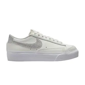Nike Wmns Blazer Low Platform 'White Metallic Silver'