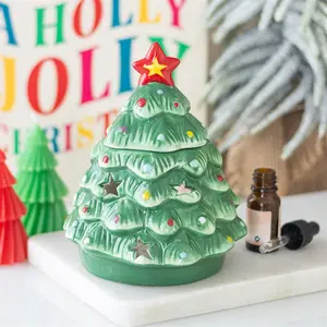 Christmas Tree Tealight Wax Warmer - High Quality Wax Warmers for Wax Melts, Compatible with illuminatedbymia Gel Wax Melts, Decorative Wax Warmers for Wax Melts