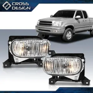 CROSSDESIGN Fog Lights Fit For Toyota Tundra 2000-06 w/Steel Bumper Driving Lamps 812100C010
