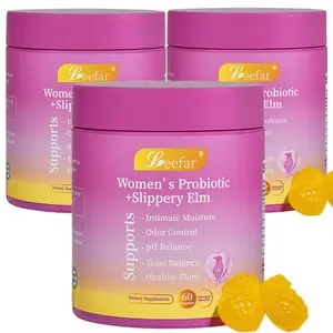 Women's Probiotic Gummies with Slippery Elm & Prebiotics Hawaiian Pineapp