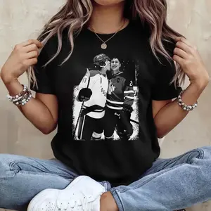 FEEGO Meme Hudson Williams Connor Storrie Vintage T-Shirt, Hockey Fan Gift, Unisex Shirt For Woman and Man