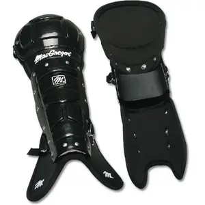 212 MAIN Softball Umpire Shin Guards, Protective Armour, Padded Ankle Shin Sleeve with ABS Plastic Construction, Sports Protective Gear