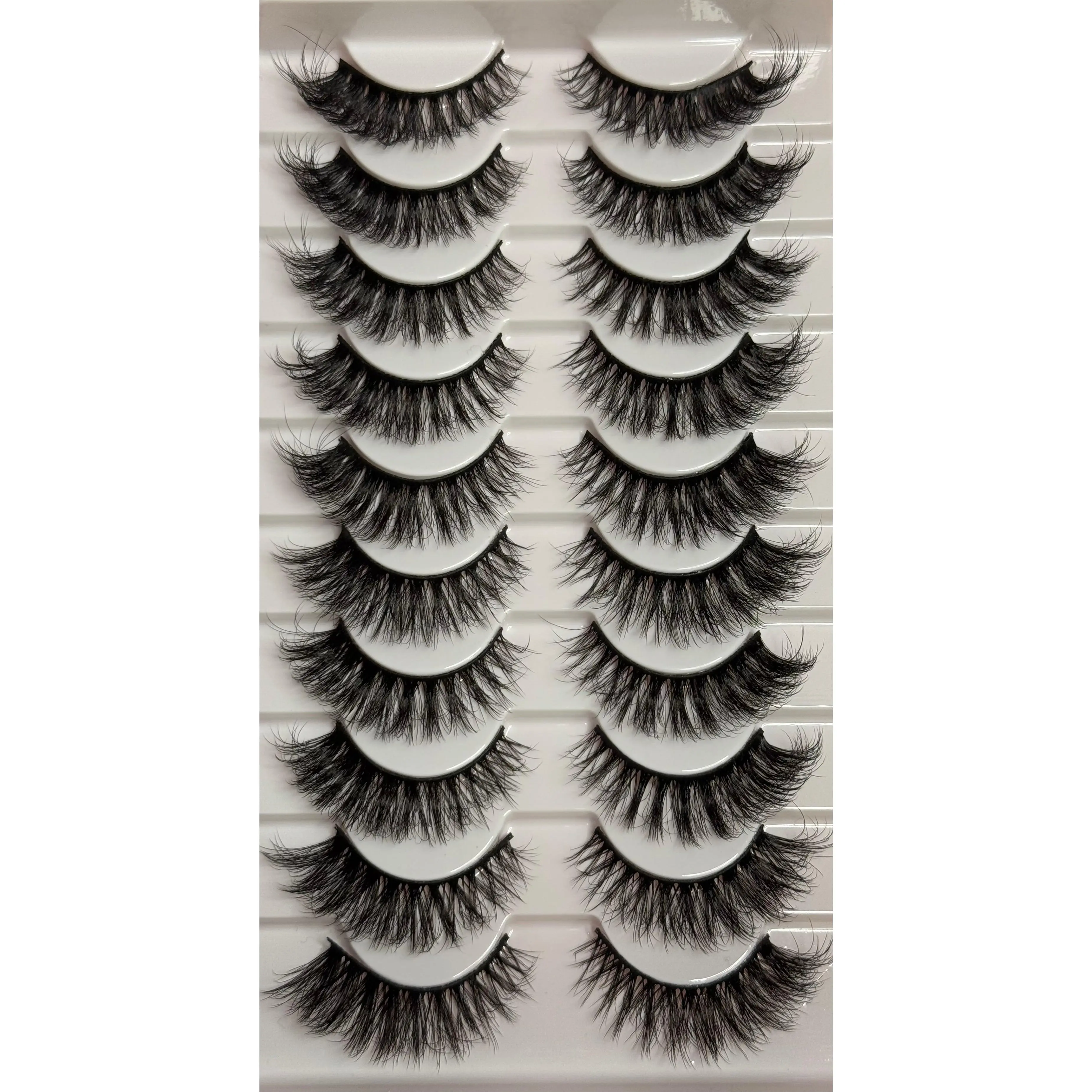 Spill The Tea Enikeh Luxury 3D Faux Mink Lashes, Super Soft Dramatic D-Curl Fluffy Makeup Lashes, Vegan & Cruelty-Free False Eyelashes for Beauty & Personal Care