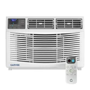 10000 BTU Window Air Conditioner with Remote Control, Cools up to 350 Sq. Ft, 3 Cooling & Fan Speeds, Quiet Operation, LED Digital Display, Easy Installation, Ideal for Bedroom Office