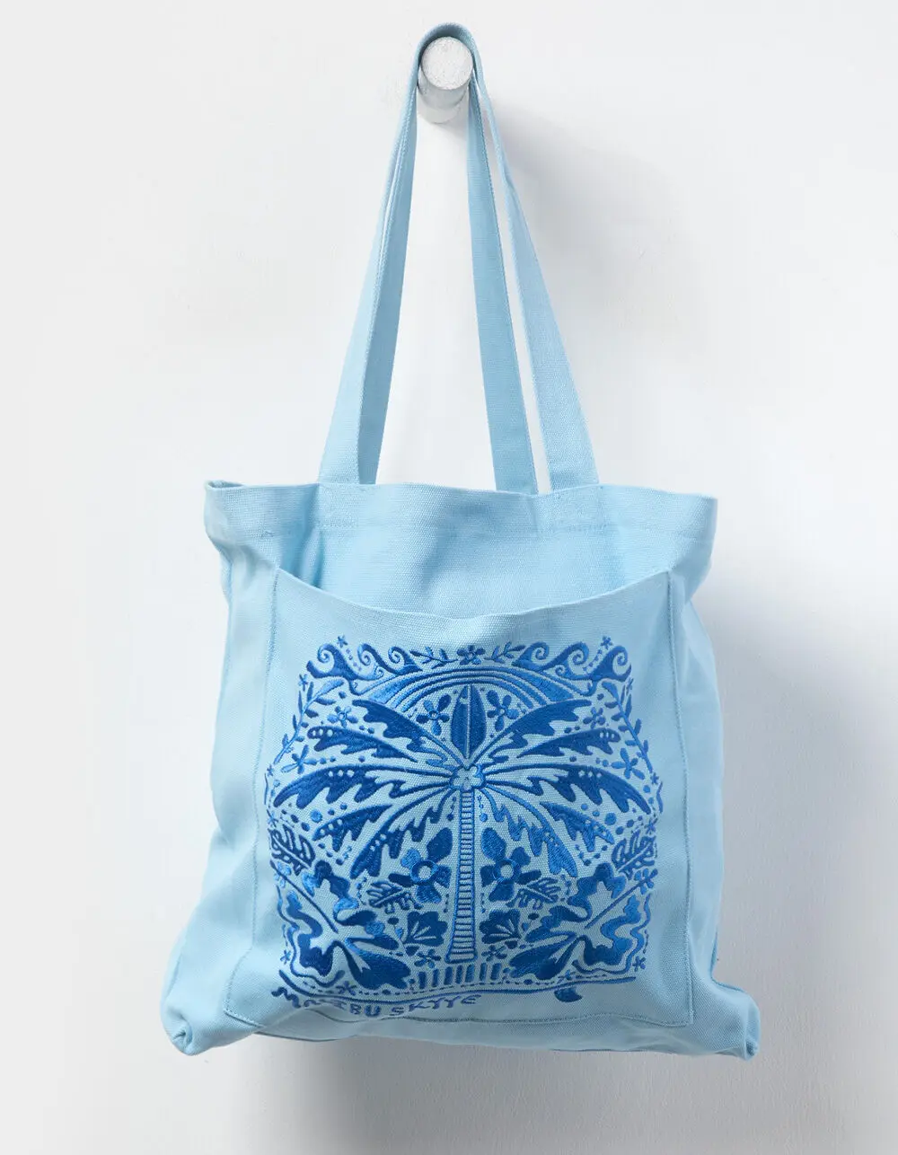 MALIBU SKYYE  Womens Coastal Palms Tote Bag, Blue