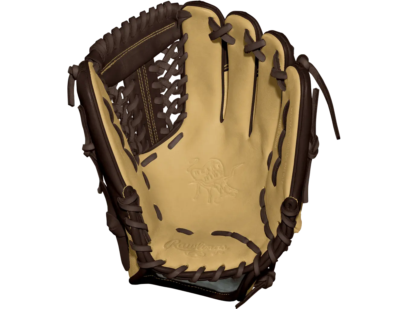 Rawlings Custom 11.50" Inch Modified Trapeze Blonde Speed Shell Brown Heart of the Hide Pitcher Infield Glove