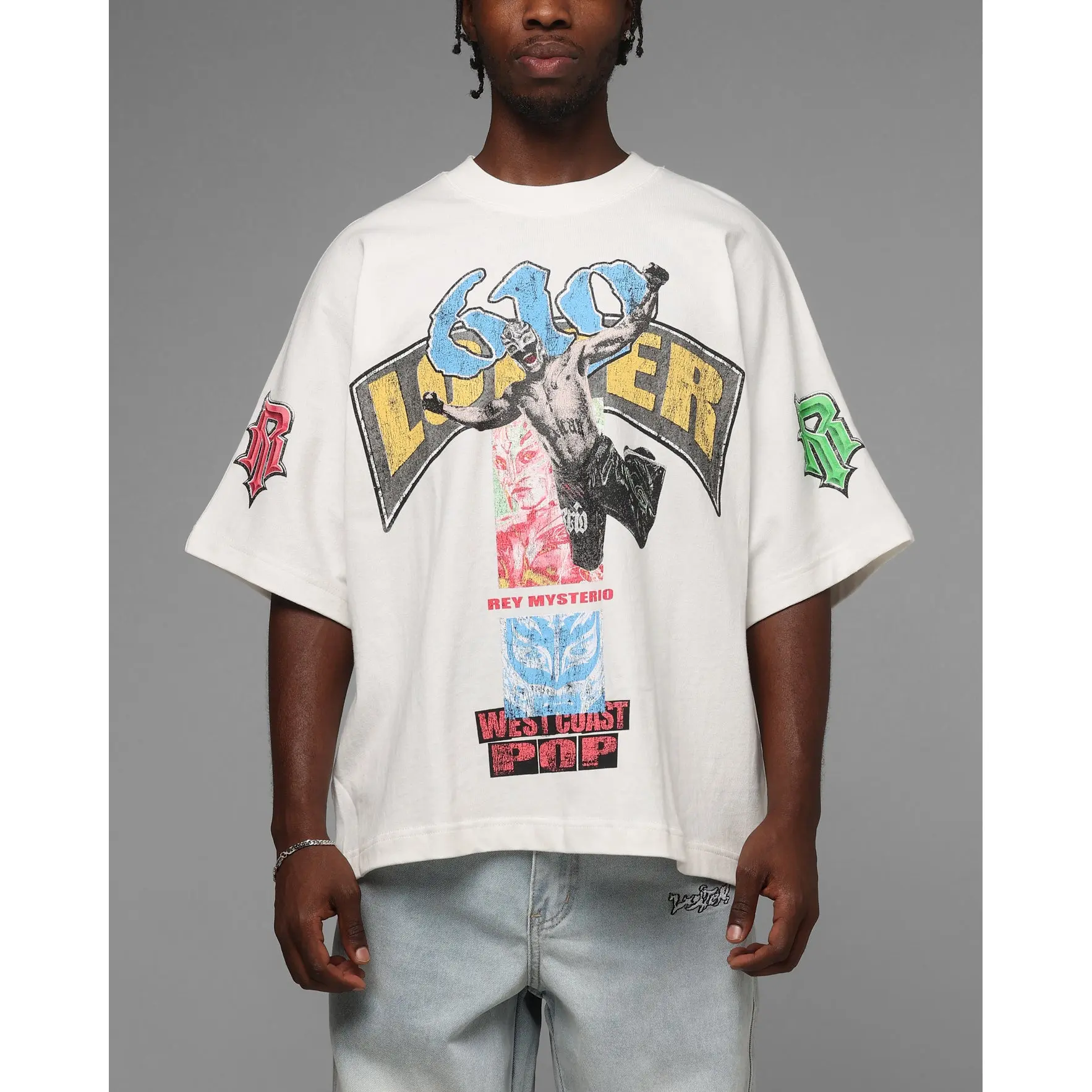Loiter X WWE Rey Mysterio T-Shirt White