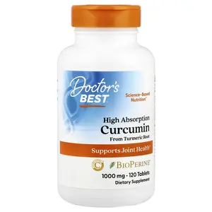 Doctor's Best High Absorption Curcumin, 120 Tablets