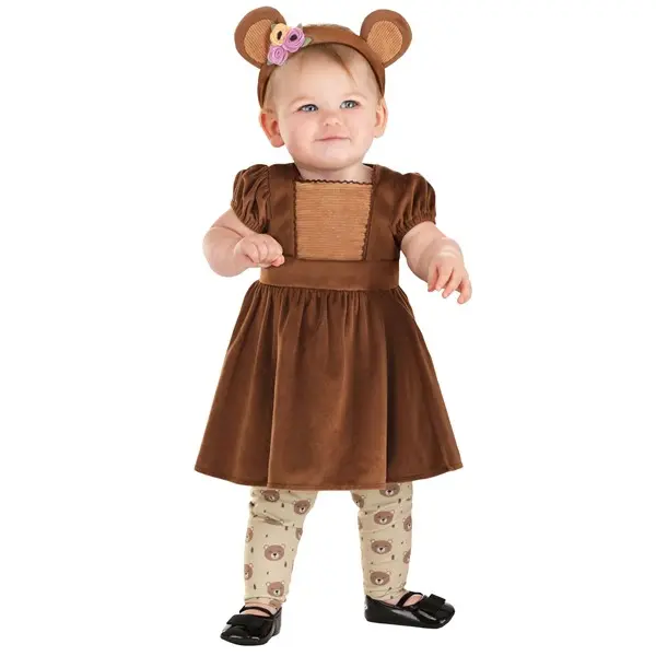 HalloweenCostumes Infant Woodsy Bear Costume Outfit, Baby Clothing for Halloween Dress-Up