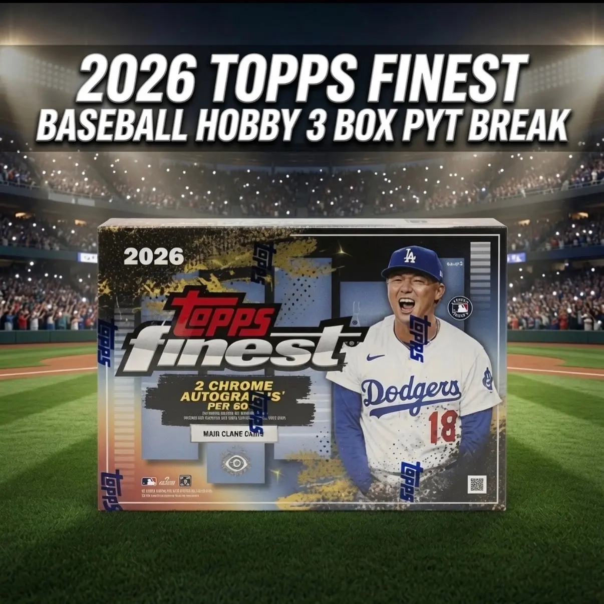 Baseball Break 760 - 2026 Topps Finest Baseball Hobby 3 Box PYT