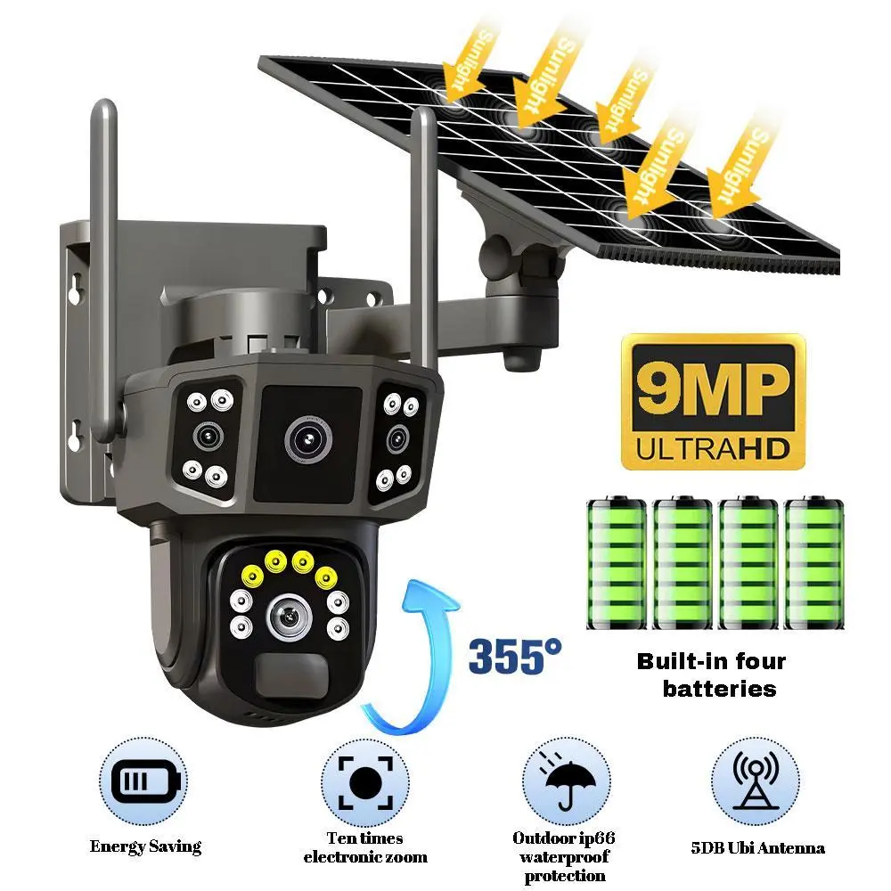 P3-8 black with solar energy