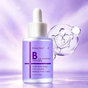 Enjoy Skin Blue Copper Peptides Serum Deep Repair Anti-Aging Reduce Fine Lines Boost Skin Elasticity & Glow