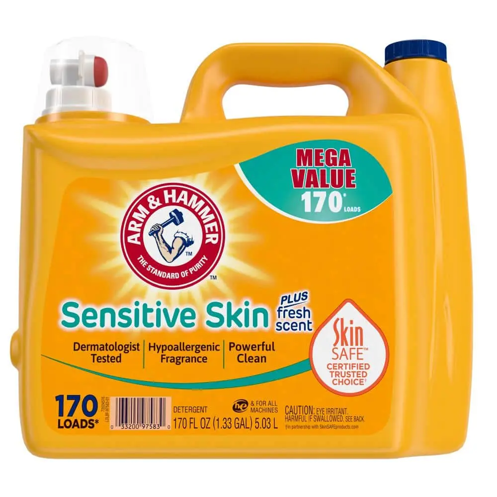 Sensitive Skin Plus Fresh Scent Liquid Laundry Detergent, 170-Loads, 170 fl.oz.