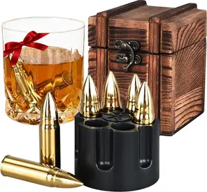 Mens Gifts Whiskey Stones Set| Reusable Ice Cubes| Cool Gadgets for Dad Husband Whiskey Lovers| Fathers Day Christmas Gift Cute Letter Charm Drink Mug Hangers
