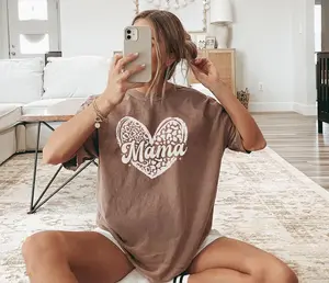[Sale Up To 50%] Comfort Colors Retro Mama Shirt, Mothers Day Gift From Daughter for Mom, Pregnancy Announcement Reveal, Mama Tee, Baby Shower Gift for Mom